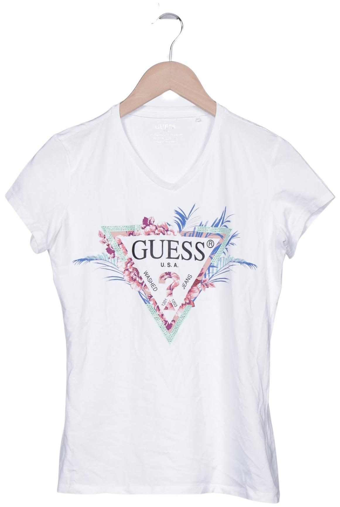 

Guess Damen T-Shirt, weiß, Gr. 42