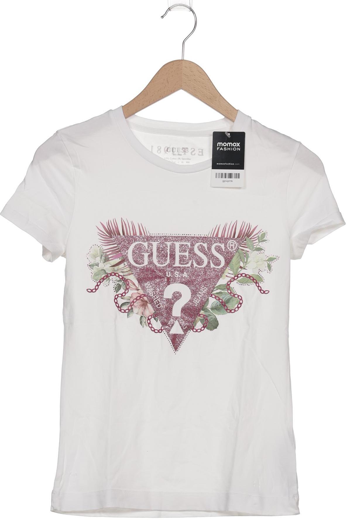 

Guess Damen T-Shirt, weiß, Gr. 36