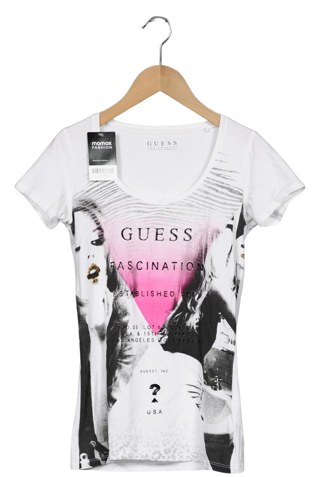 

Guess Damen T-Shirt, weiß, Gr. 36