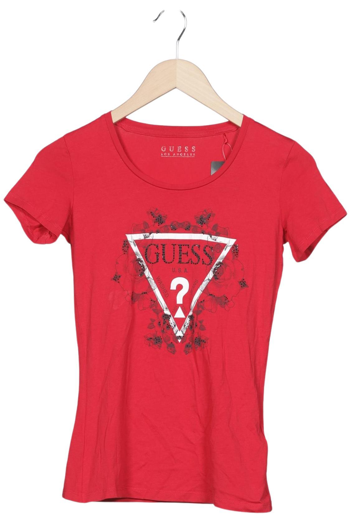 

Guess Damen T-Shirt, rot, Gr. 36