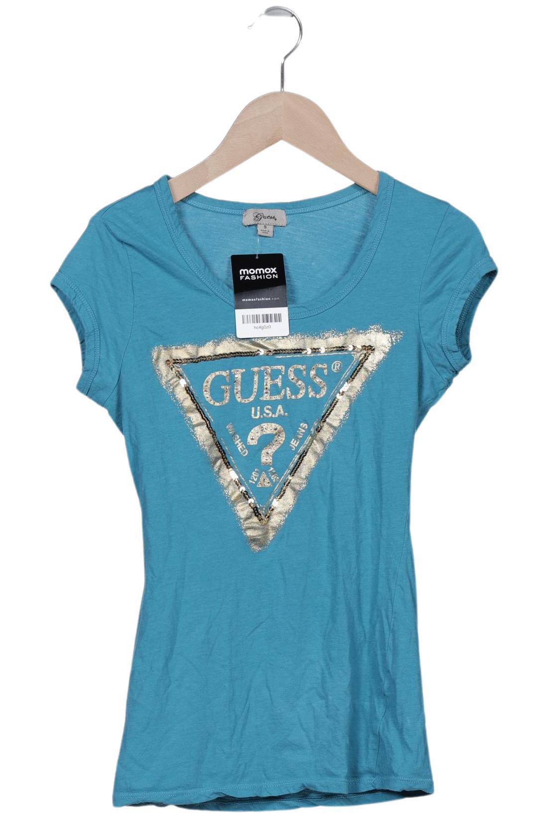 

Guess Damen T-Shirt, blau, Gr. 36