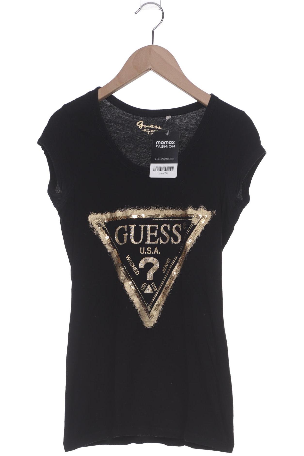 

Guess Damen T-Shirt, schwarz, Gr. 36