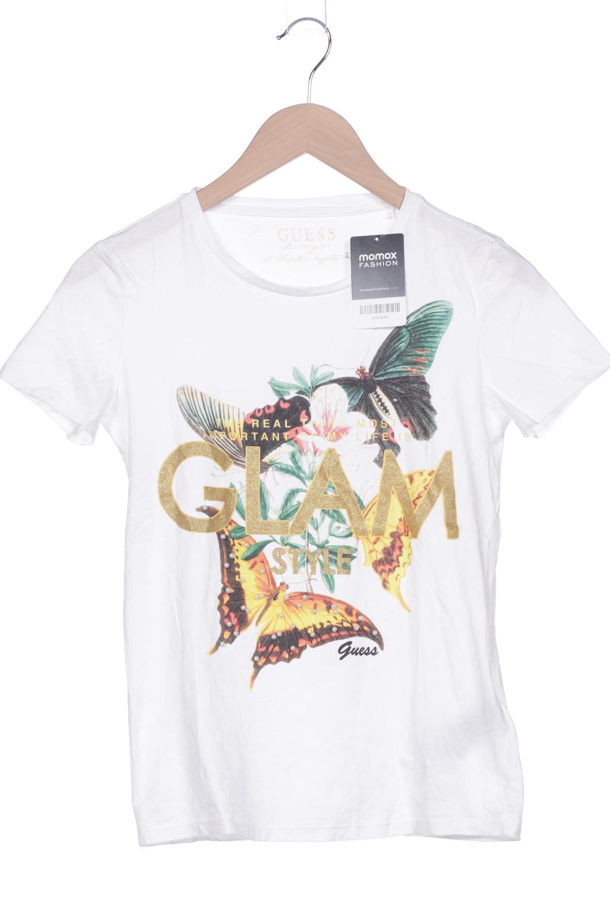 

GUESS Damen T-Shirt, weiß
