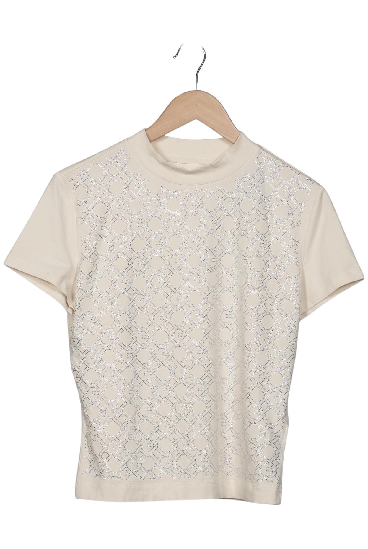 

Guess Damen T-Shirt, cremeweiß, Gr. 42