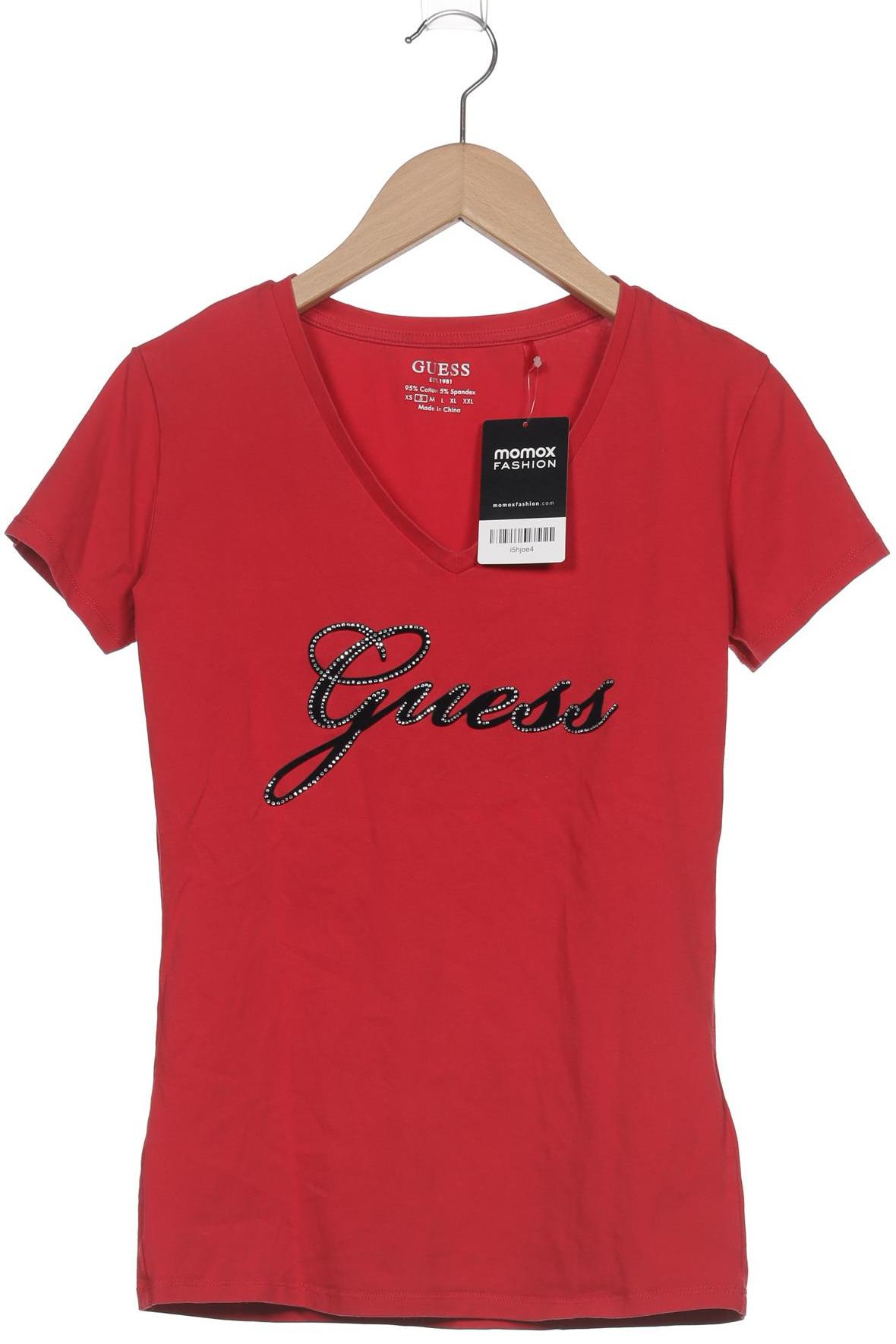 

Guess Damen T-Shirt, rot, Gr. 36