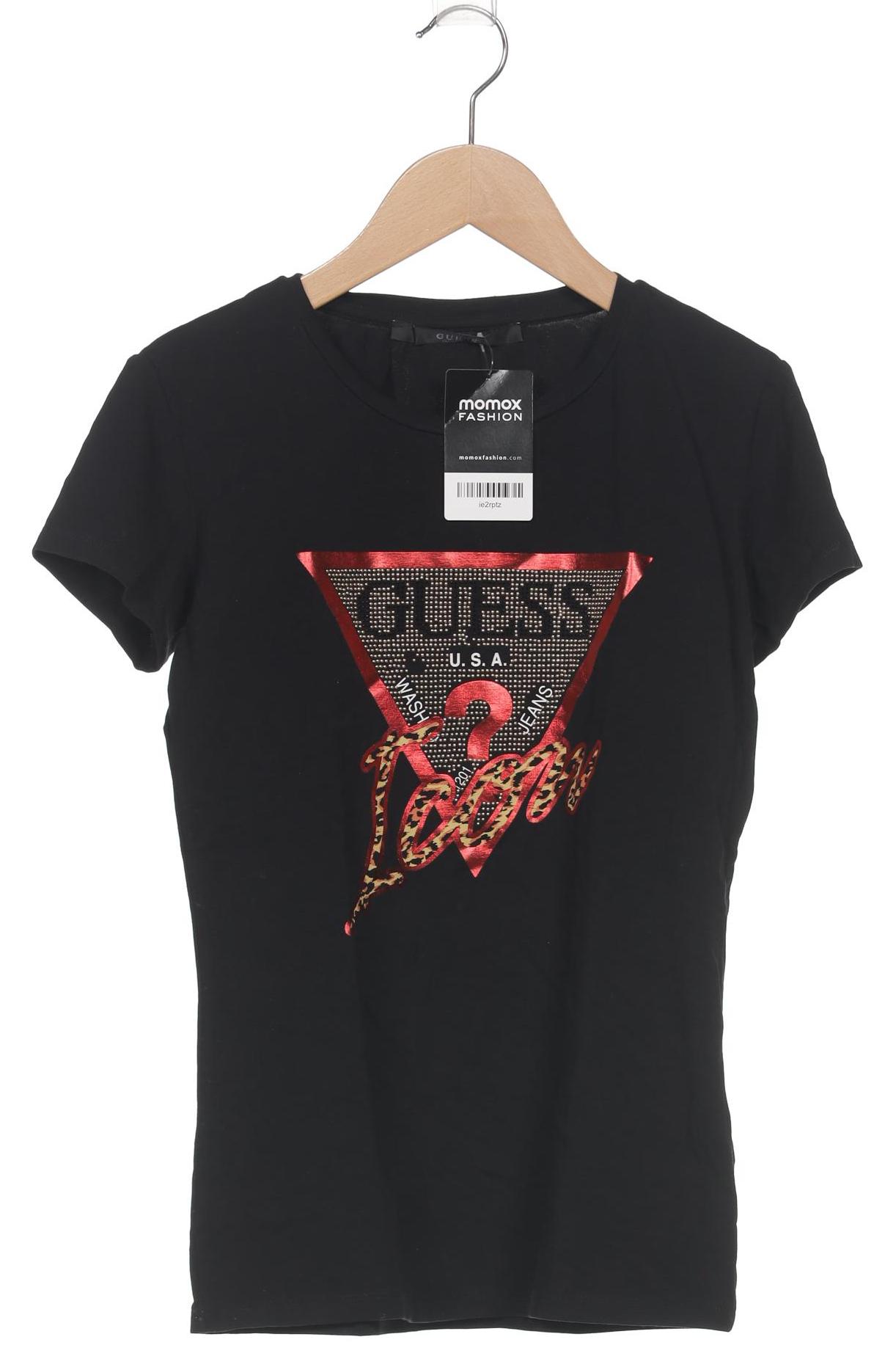 

Guess Damen T-Shirt, schwarz, Gr. 36
