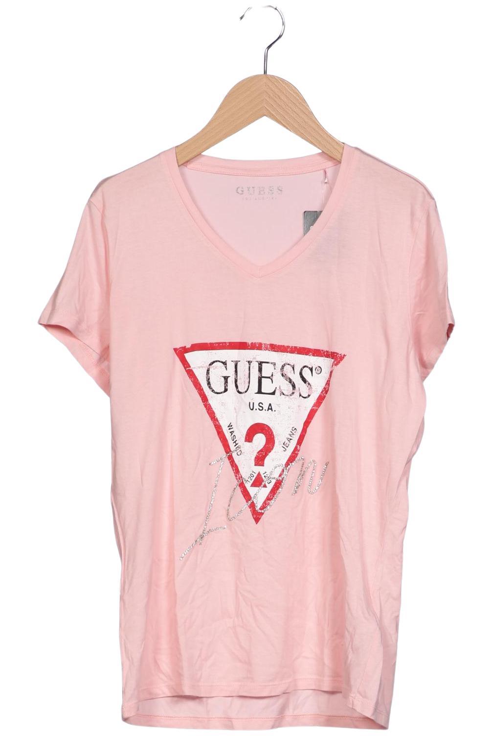 

Guess Damen T-Shirt, pink, Gr. 44