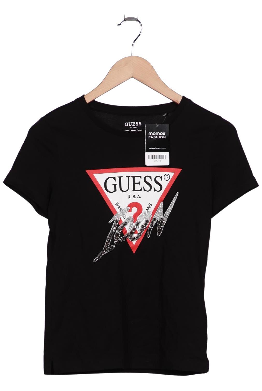 

Guess Damen T-Shirt, schwarz, Gr. 34