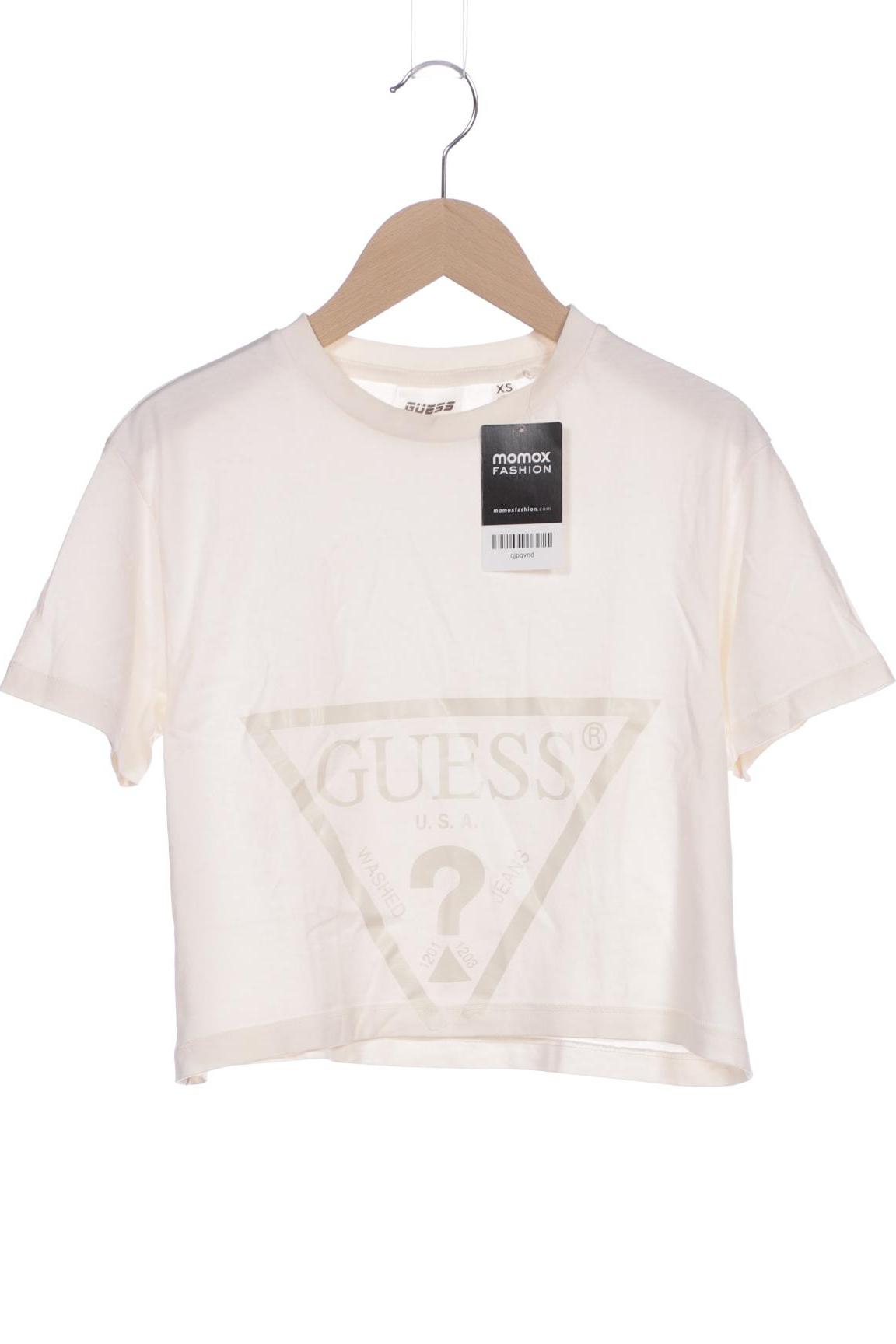 

Guess Damen T-Shirt, cremeweiß, Gr. 34