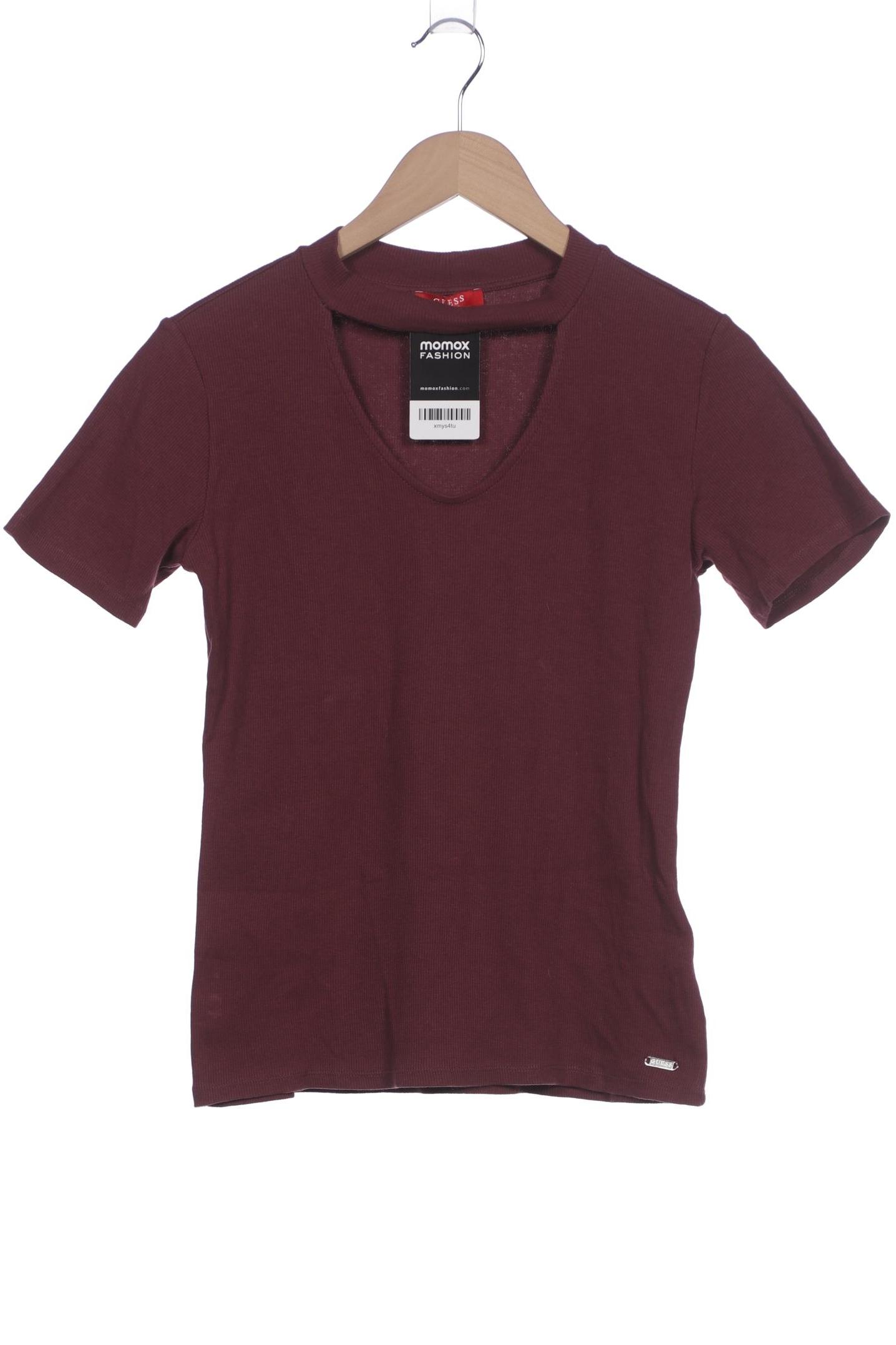 

Guess Damen T-Shirt, bordeaux, Gr. 42