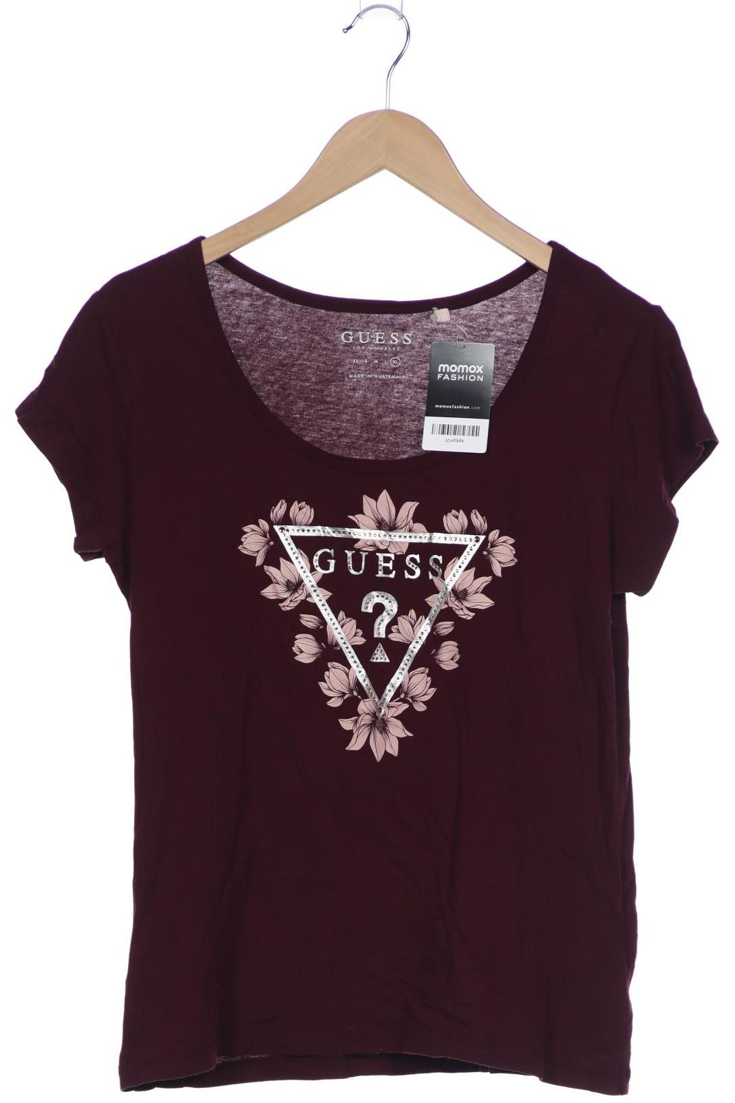 

Guess Damen T-Shirt, bordeaux, Gr. 46