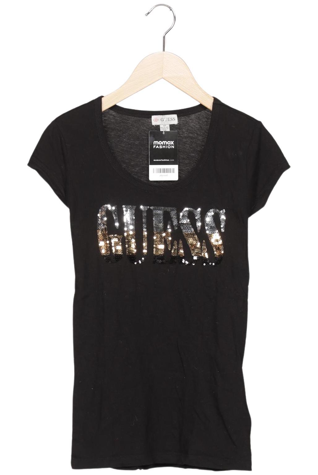 

Guess Damen T-Shirt, schwarz, Gr. 36
