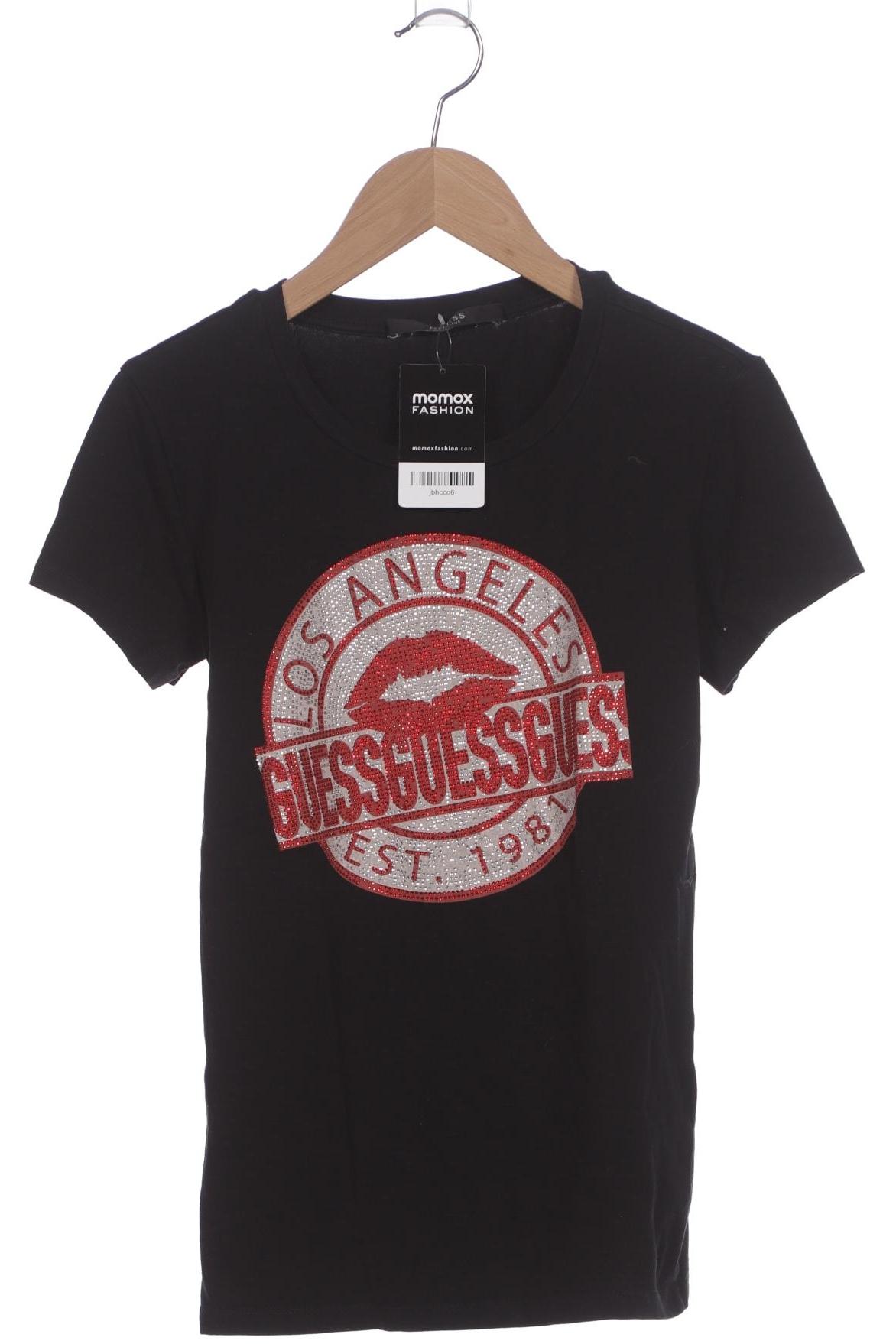 

Guess Damen T-Shirt, schwarz, Gr. 38