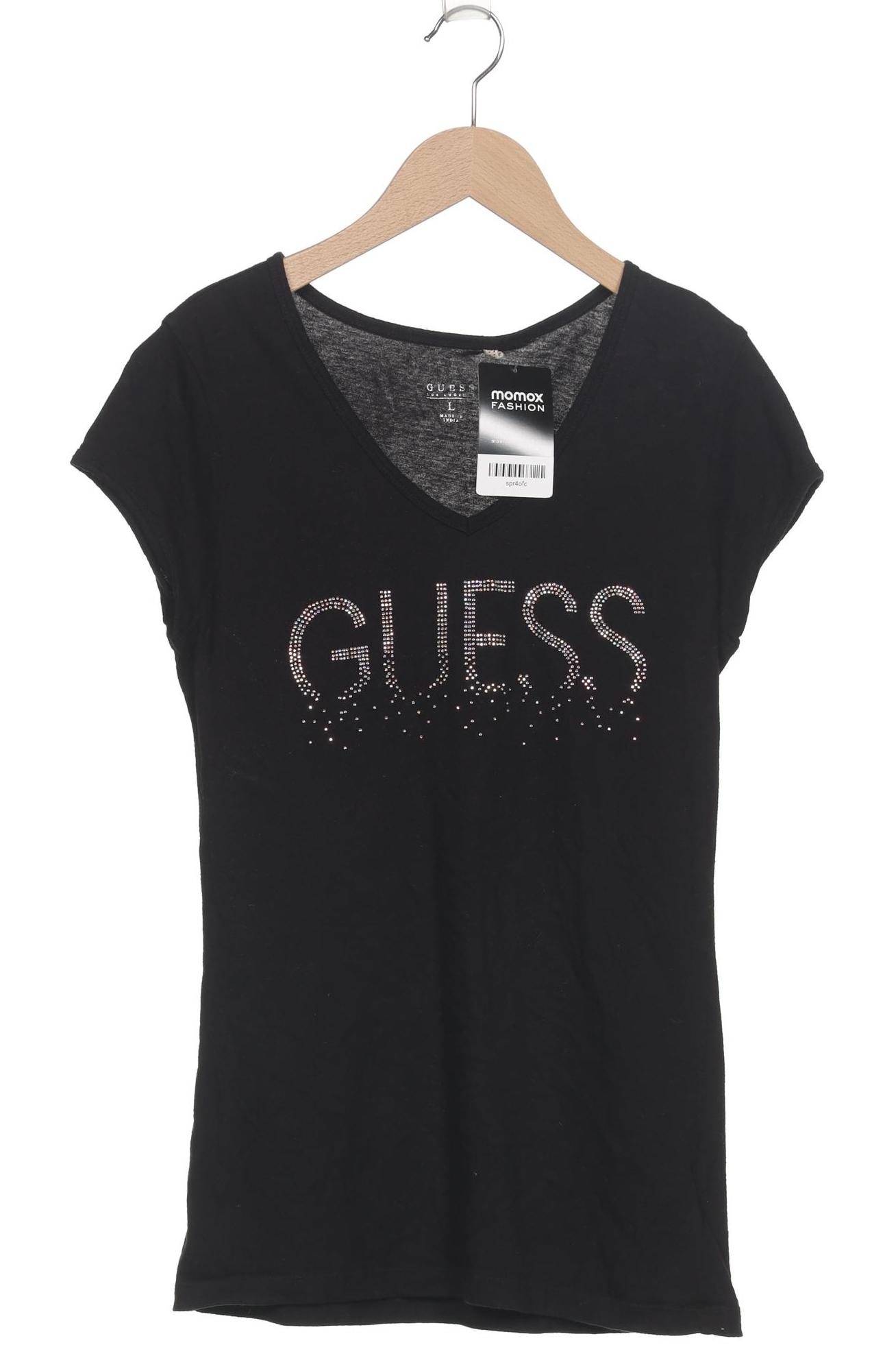 

Guess Damen T-Shirt, schwarz, Gr. 42