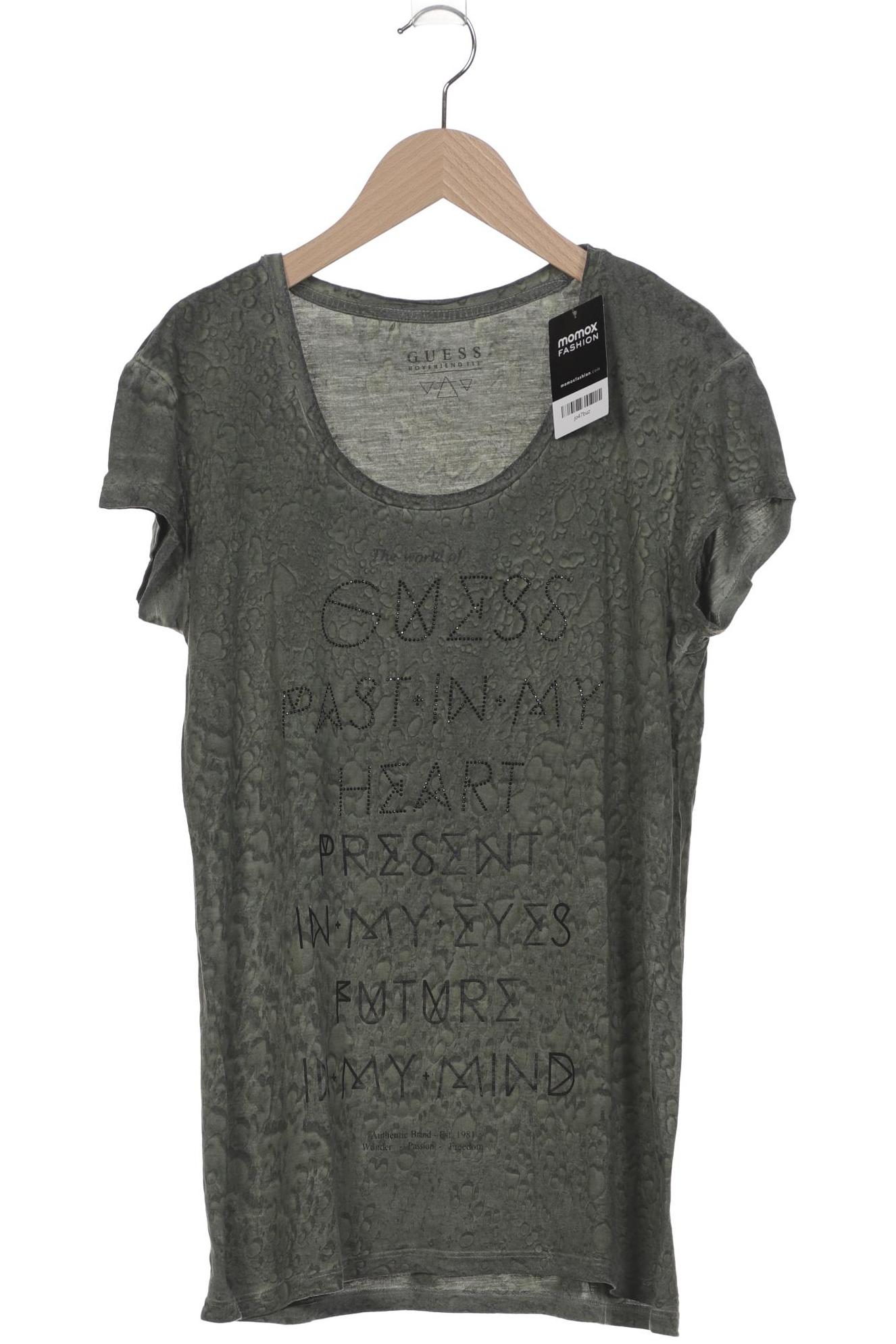 

Guess Damen T-Shirt, grün, Gr. 38