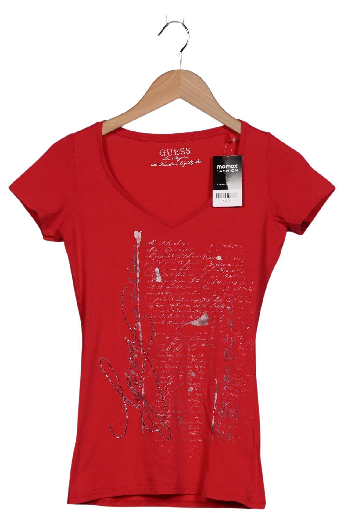 

Guess Damen T-Shirt, rot, Gr. 36