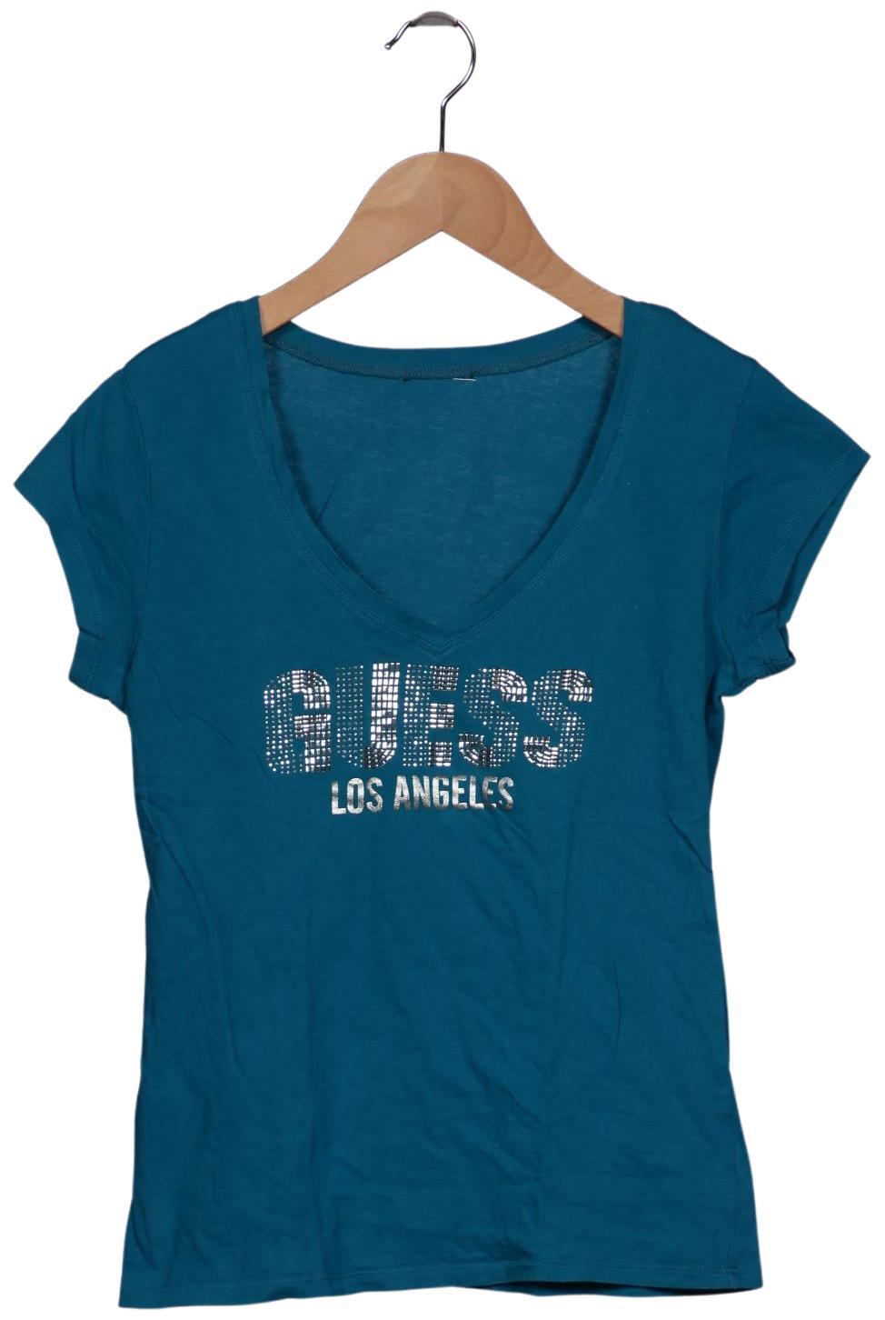 

Guess Damen T-Shirt, blau, Gr. 36