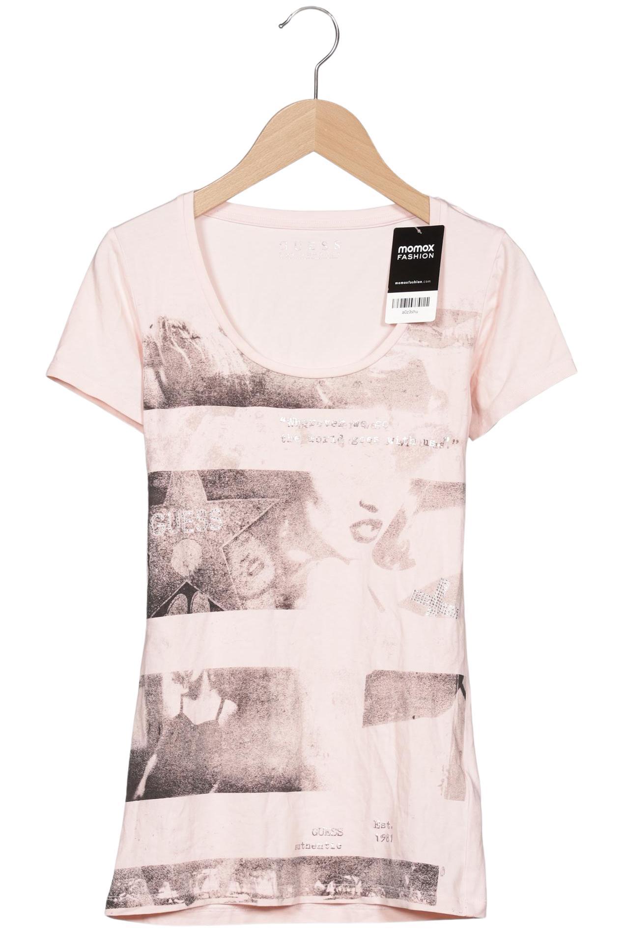 

Guess Damen T-Shirt, pink, Gr. 36