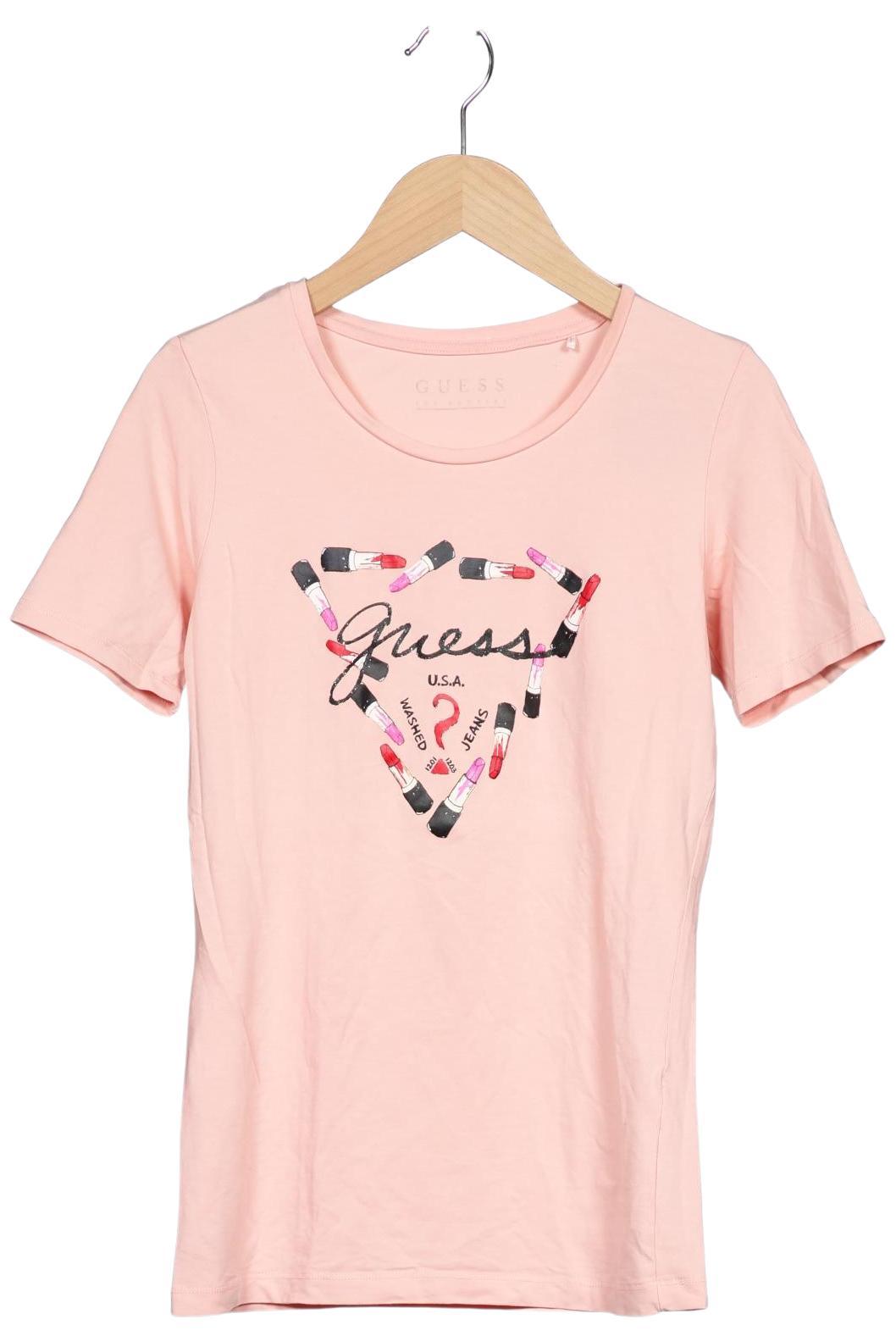 

Guess Damen T-Shirt, pink, Gr. 36