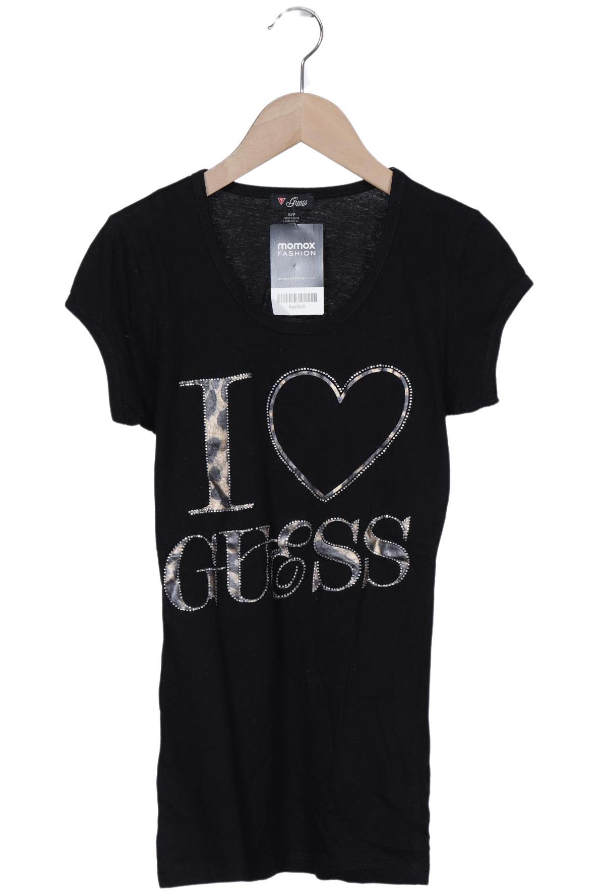 

Guess Damen T-Shirt, schwarz, Gr. 36