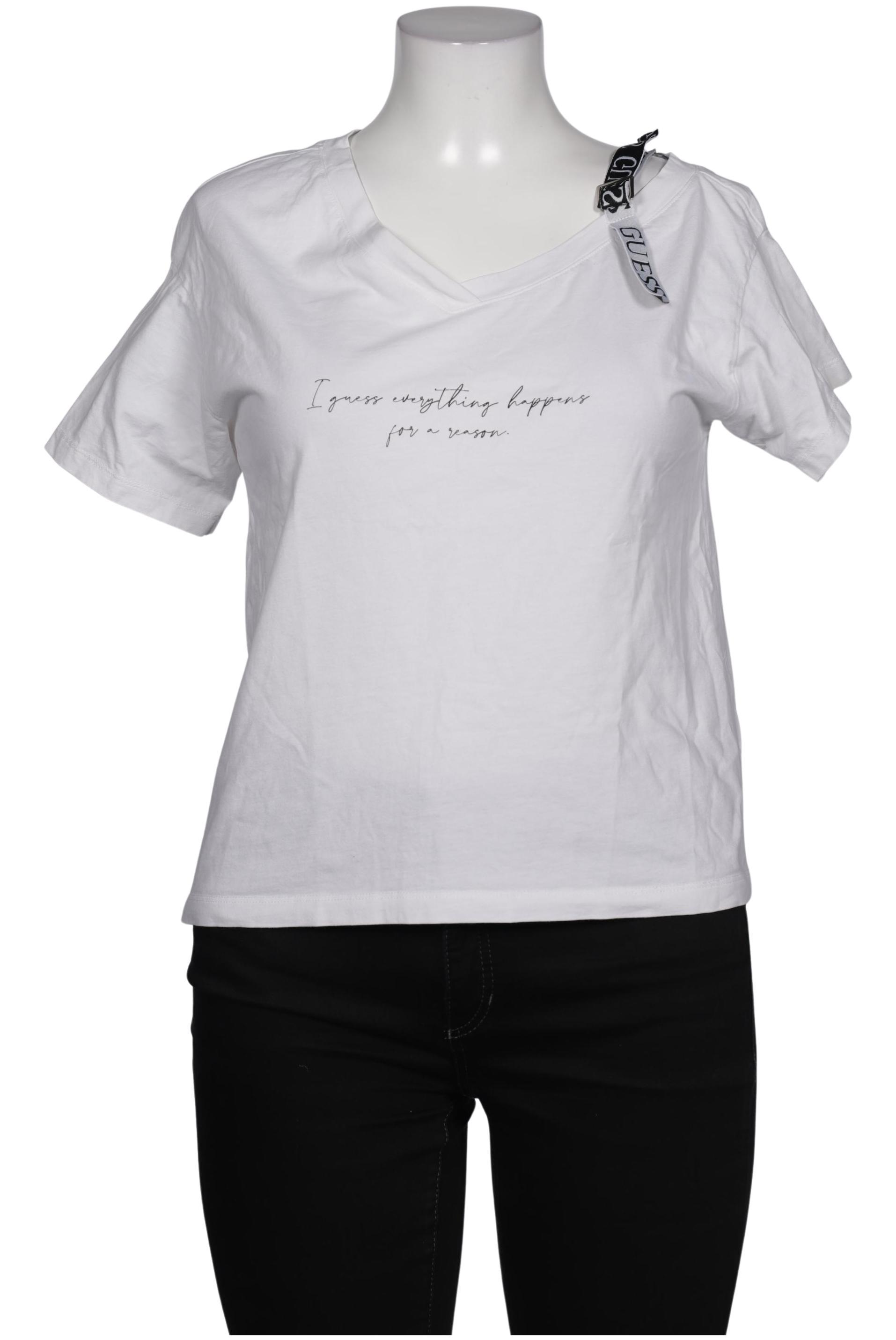 

Guess Damen T-Shirt, weiß, Gr. 44