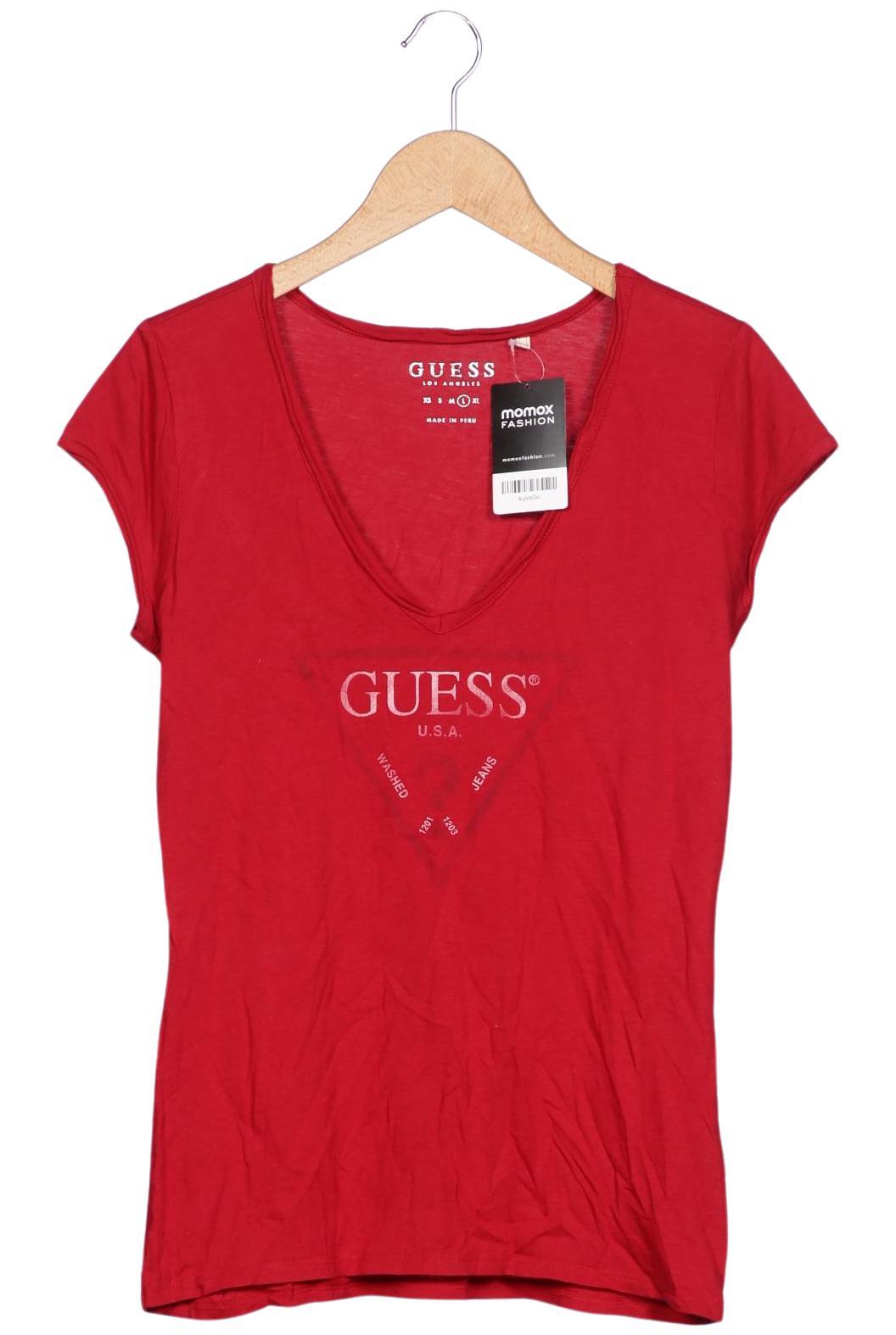 

Guess Damen T-Shirt, rot, Gr. 42