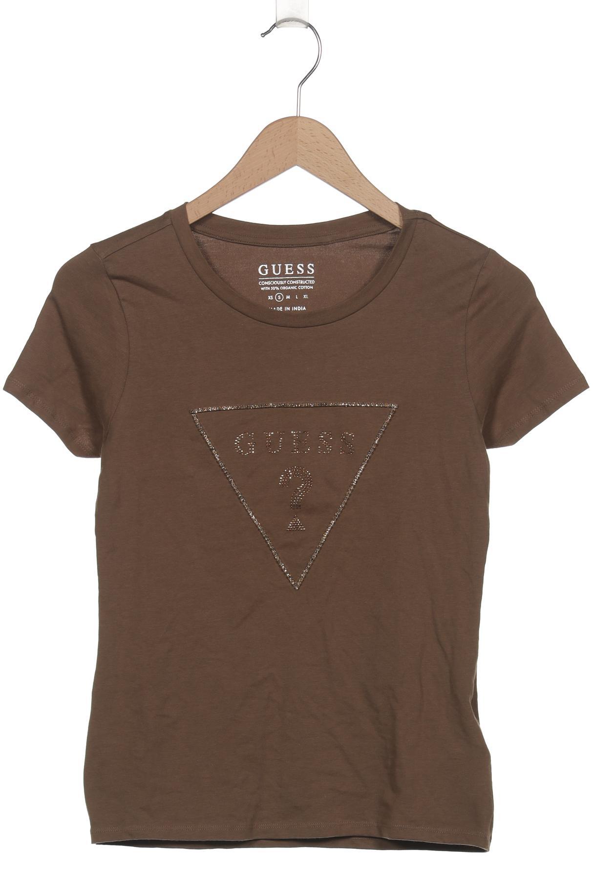 

Guess Damen T-Shirt, braun, Gr. 36