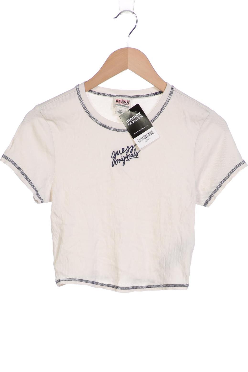 

Guess Damen T-Shirt, cremeweiß, Gr. 44