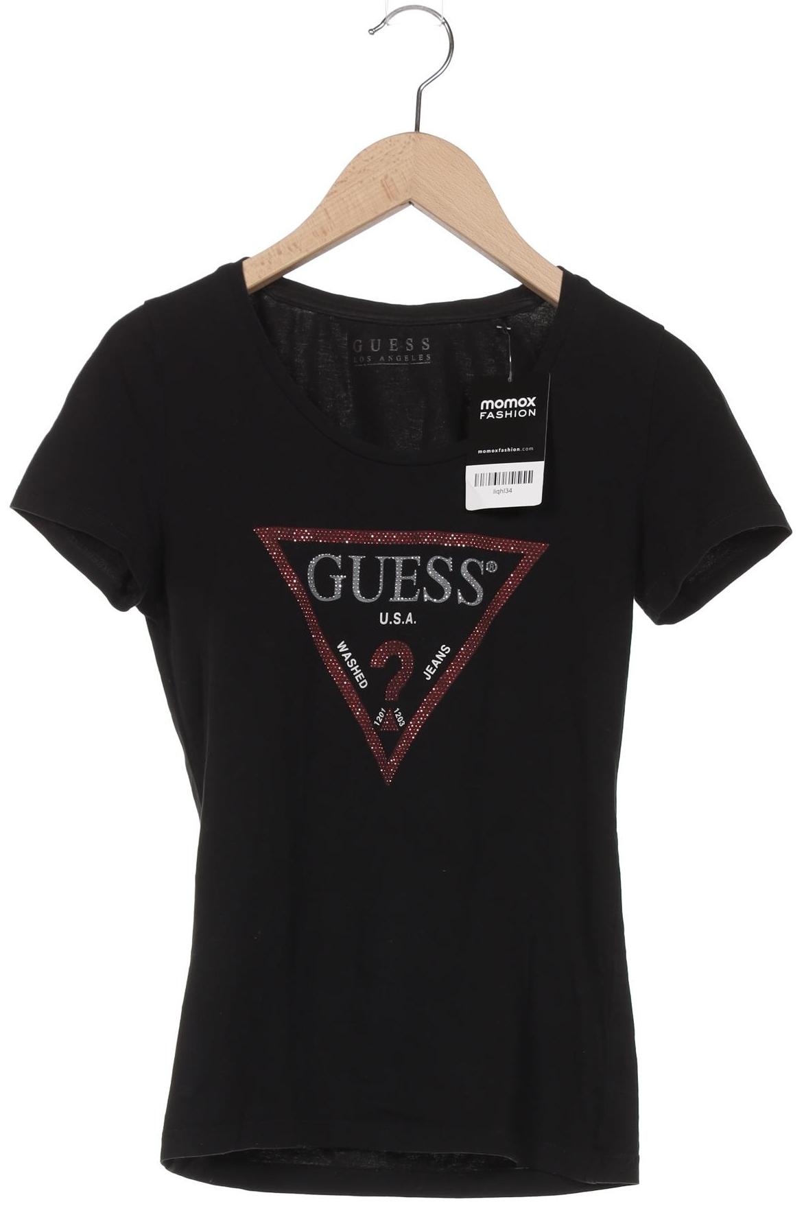 

Guess Damen T-Shirt, schwarz, Gr. 34
