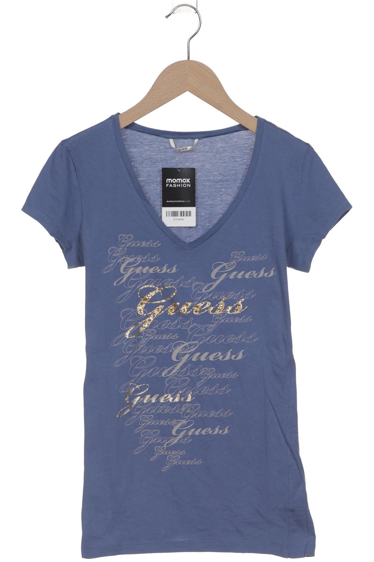 

Guess Damen T-Shirt, blau, Gr. 36