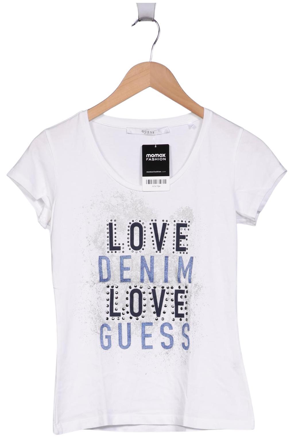 

Guess Damen T-Shirt, weiß, Gr. 34