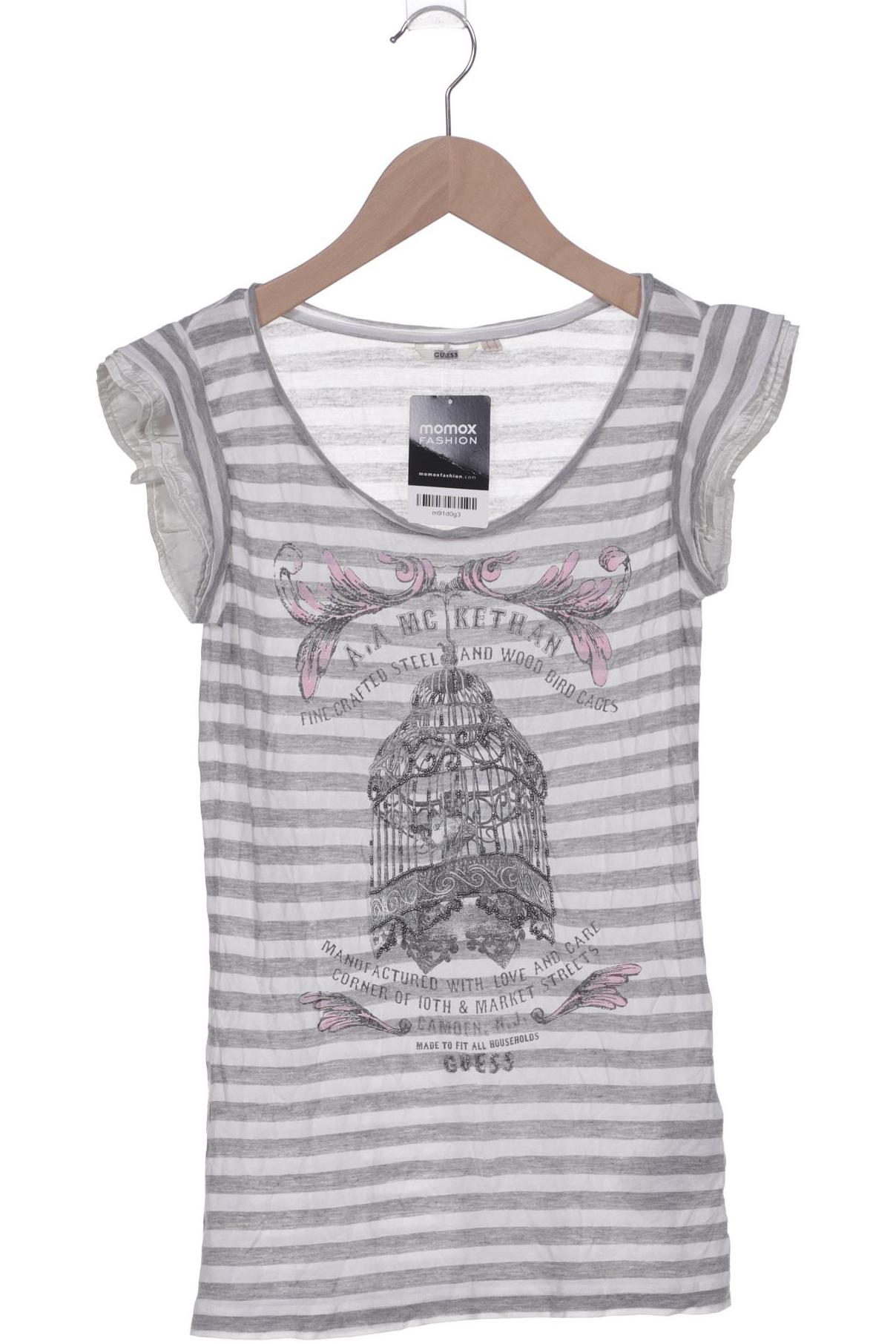 

Guess Damen T-Shirt, grau, Gr. 36