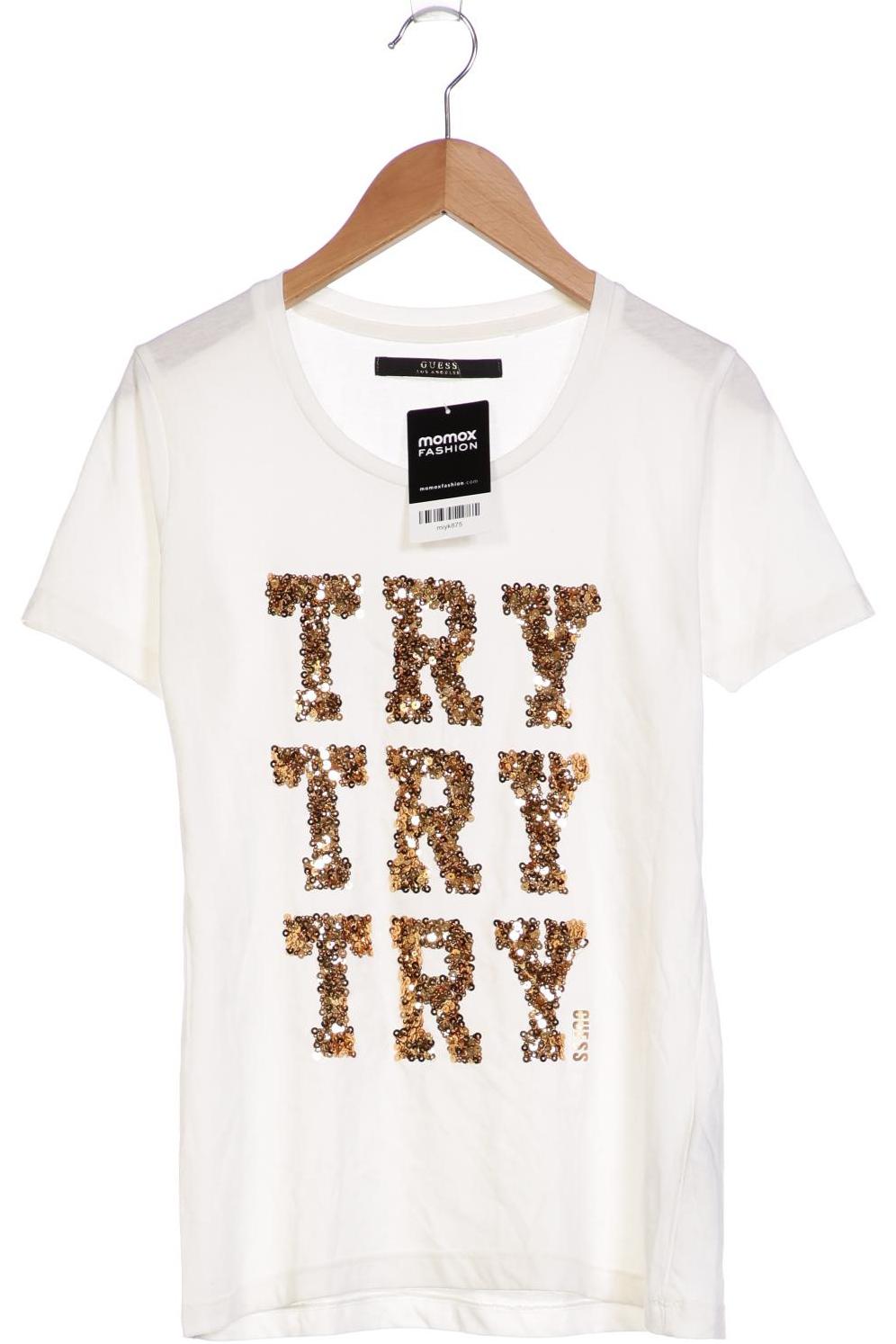 

Guess Damen T-Shirt, weiß, Gr. 36