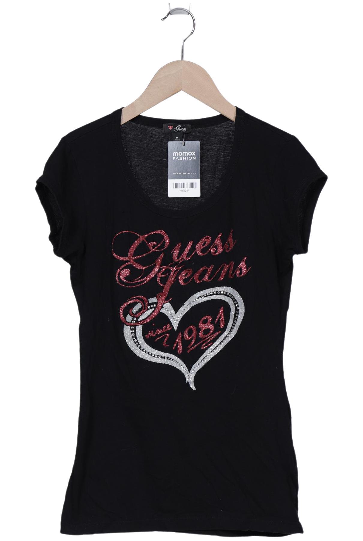 

Guess Damen T-Shirt, schwarz, Gr. 38