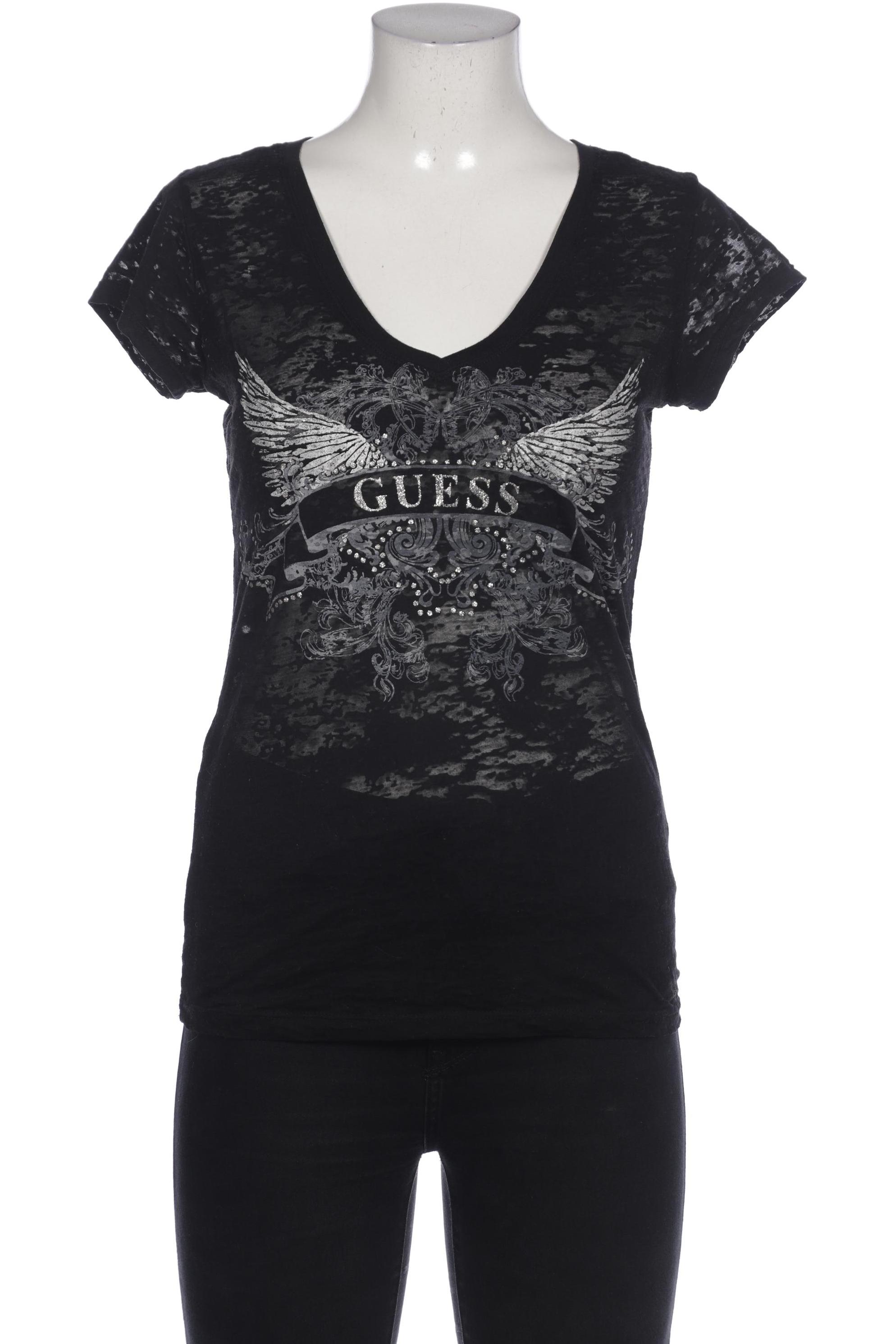 

Guess Damen T-Shirt, schwarz, Gr. 42