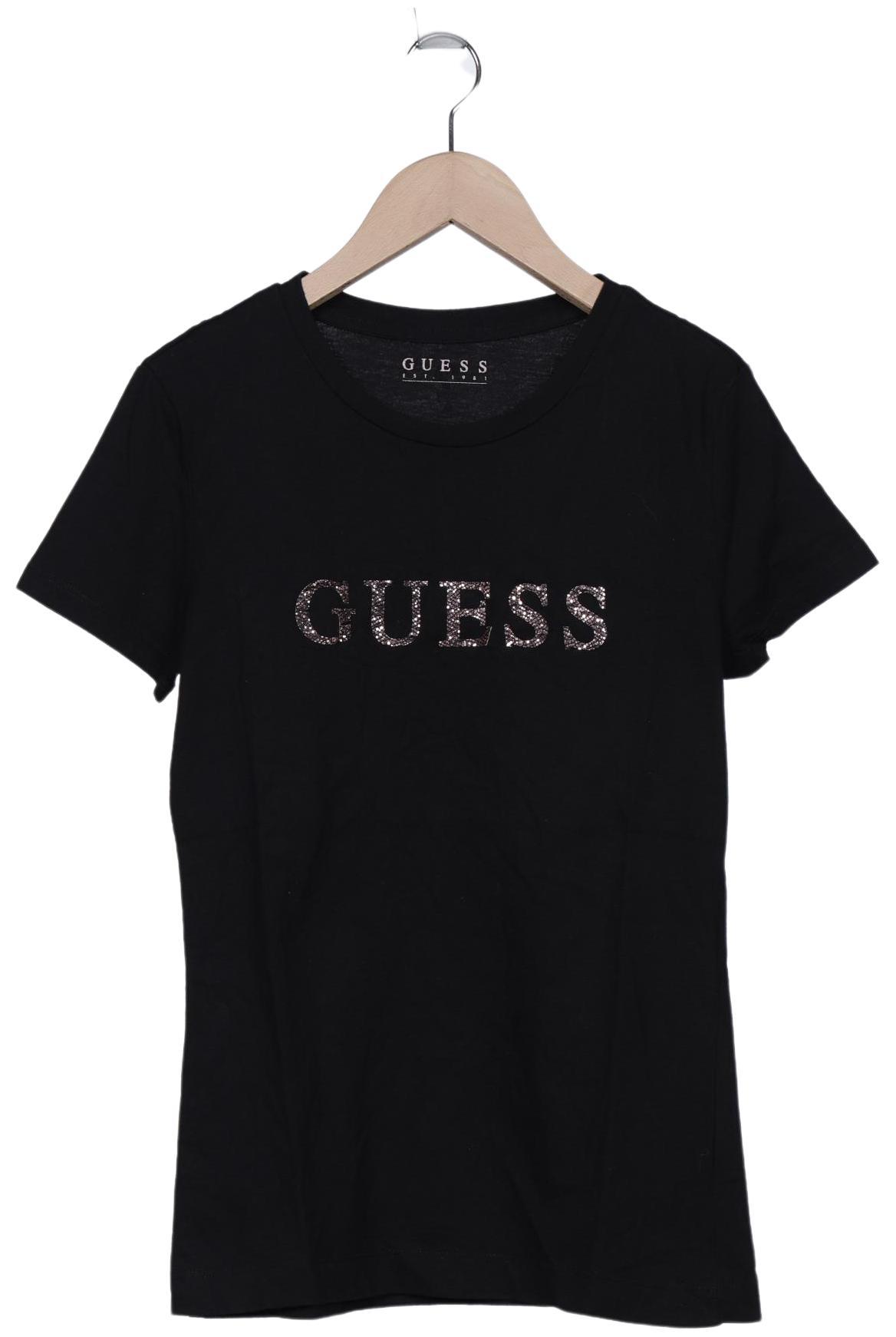 

Guess Damen T-Shirt, schwarz, Gr. 38