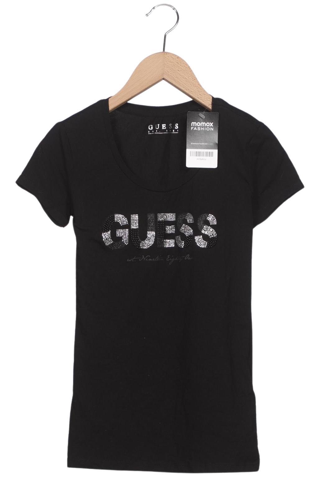 

Guess Damen T-Shirt, schwarz, Gr. 34