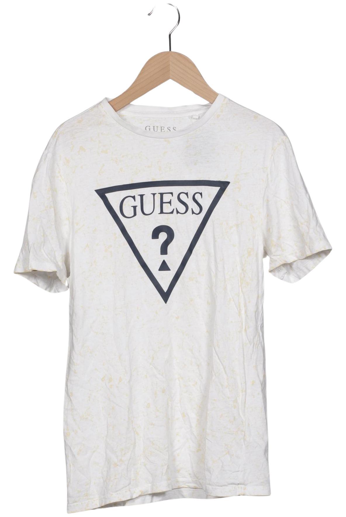 

Guess Damen T-Shirt, cremeweiß, Gr. 34