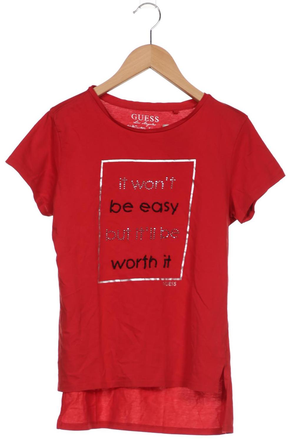 

Guess Damen T-Shirt, rot, Gr. 40