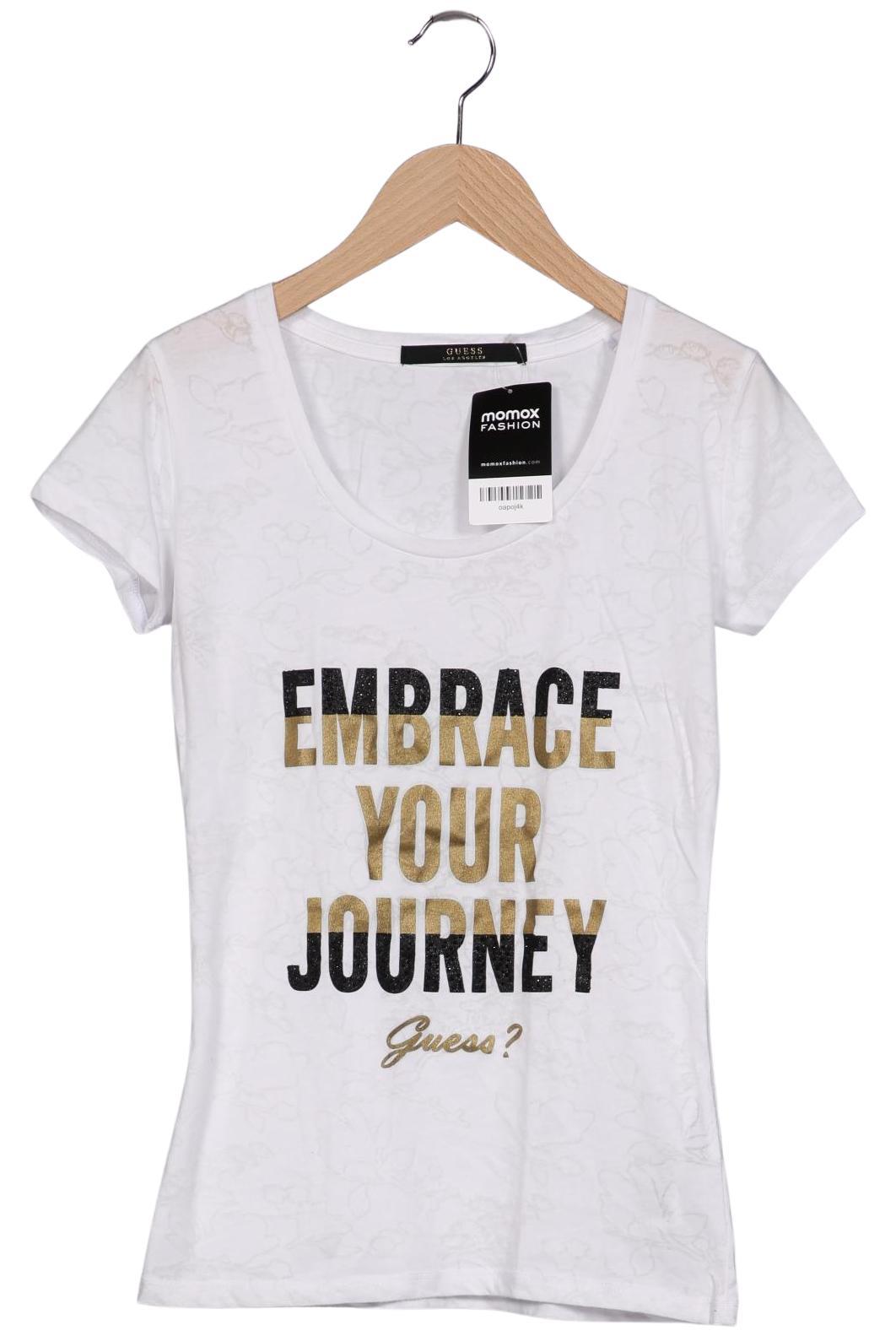 

Guess Damen T-Shirt, weiß, Gr. 34