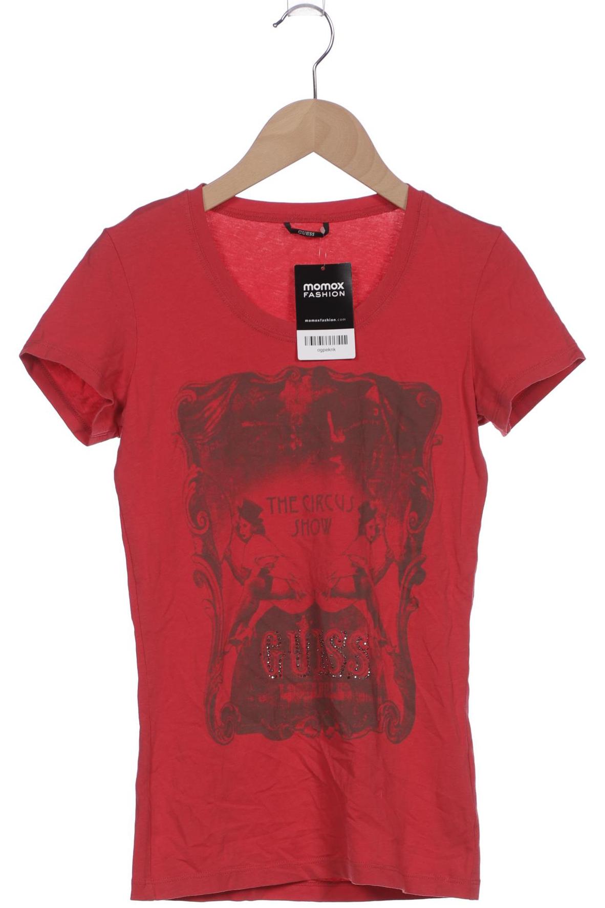 

Guess Damen T-Shirt, rot, Gr. 36