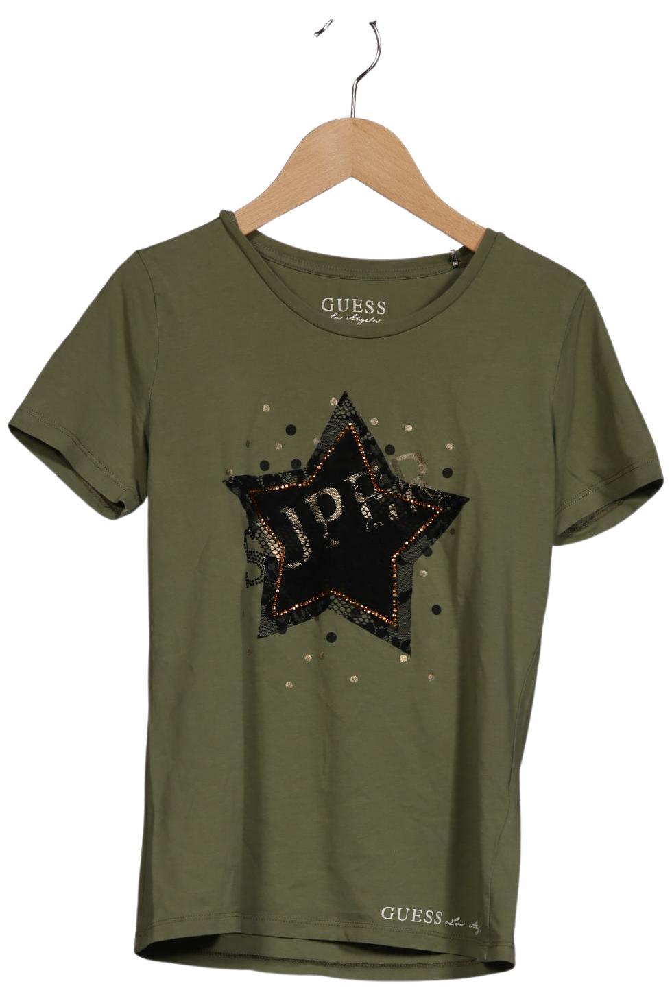 

Guess Damen T-Shirt, grün, Gr. 36