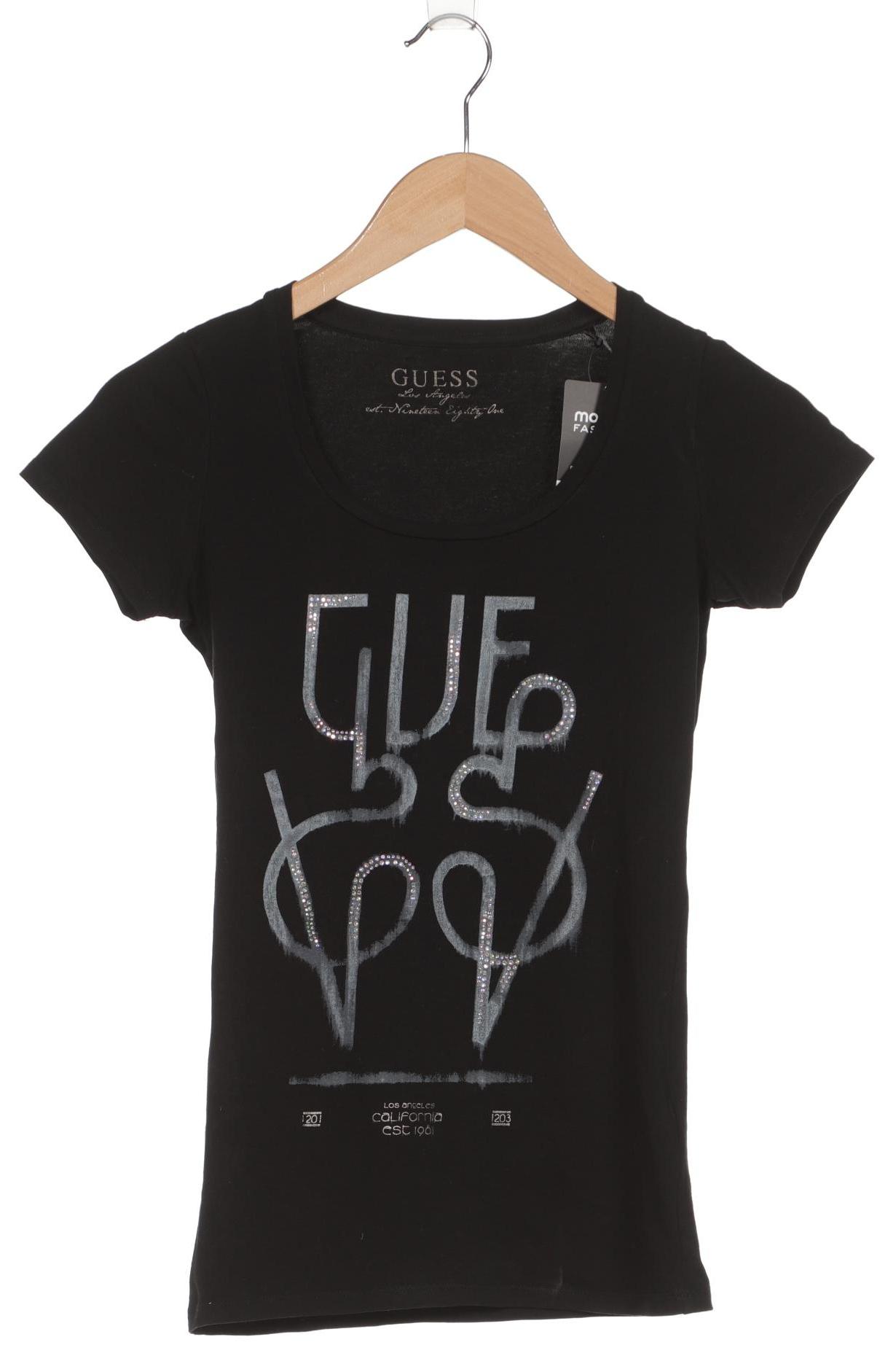 

Guess Damen T-Shirt, schwarz, Gr. 34