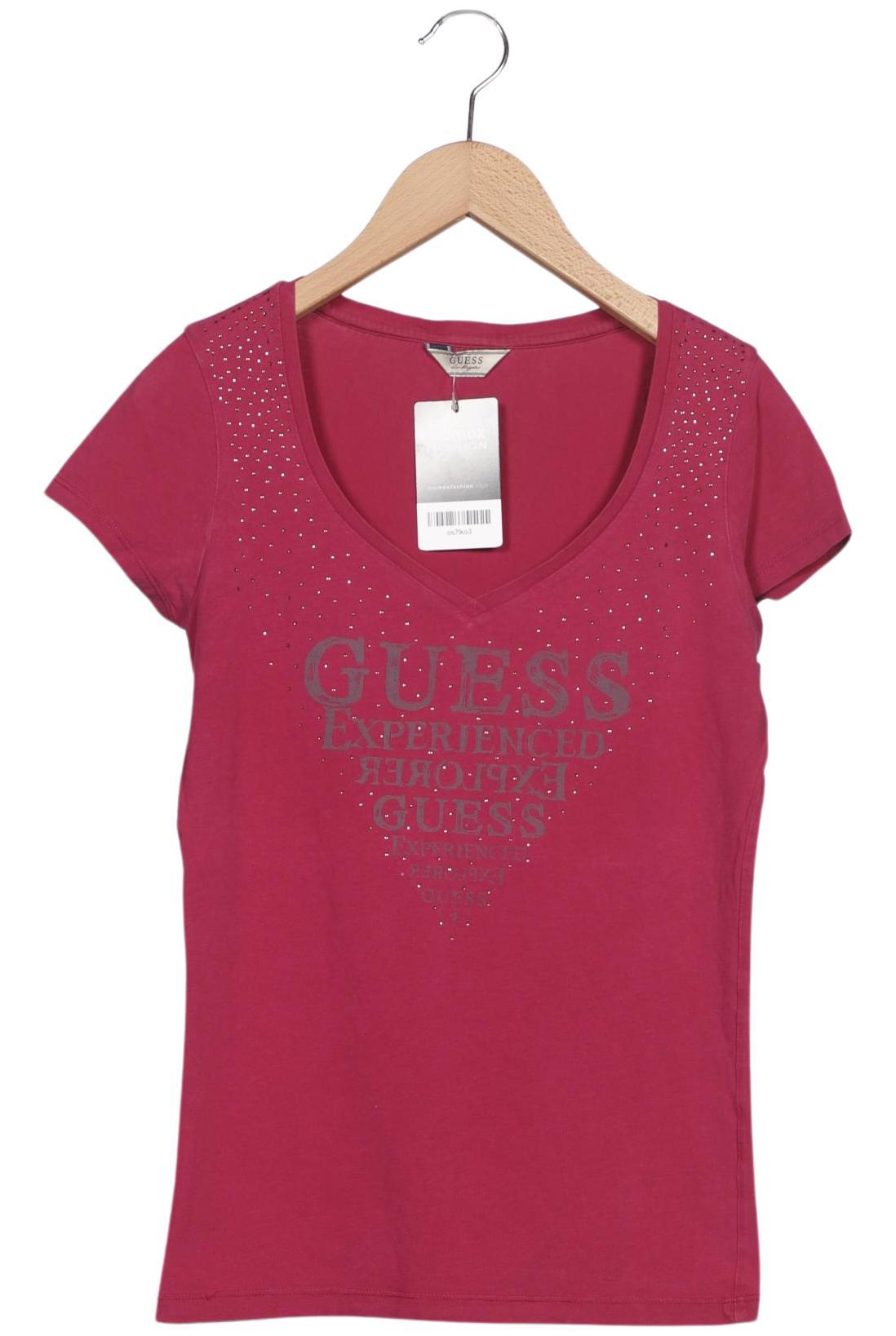 

Guess Damen T-Shirt, bordeaux, Gr. 36
