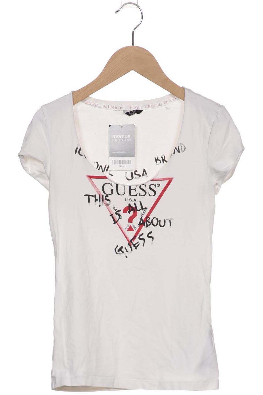 

GUESS Damen T-Shirt, cremeweiß