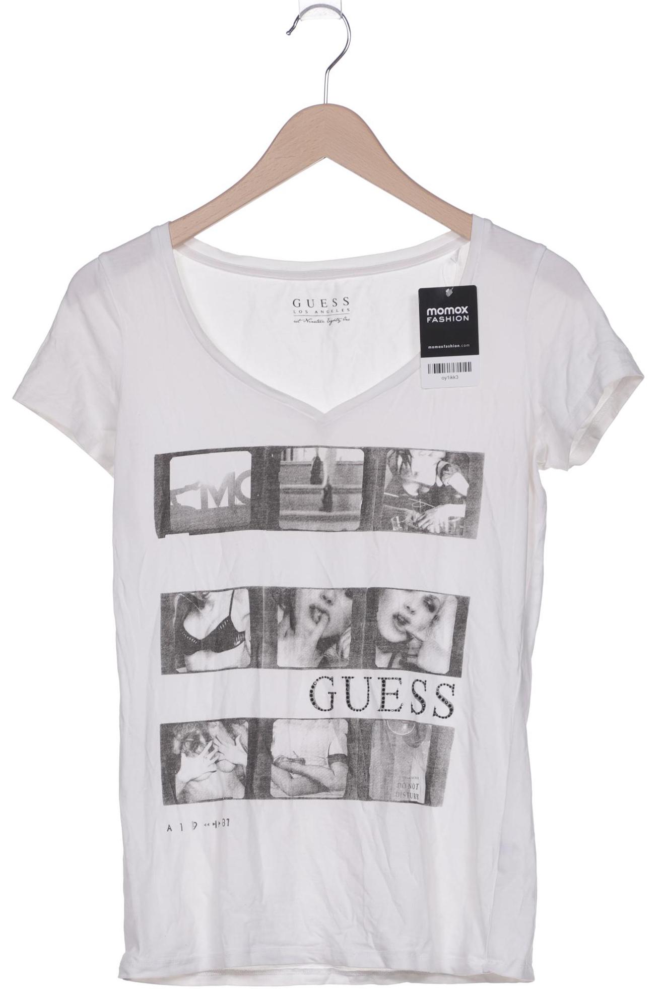 

Guess Damen T-Shirt, weiß, Gr. 38
