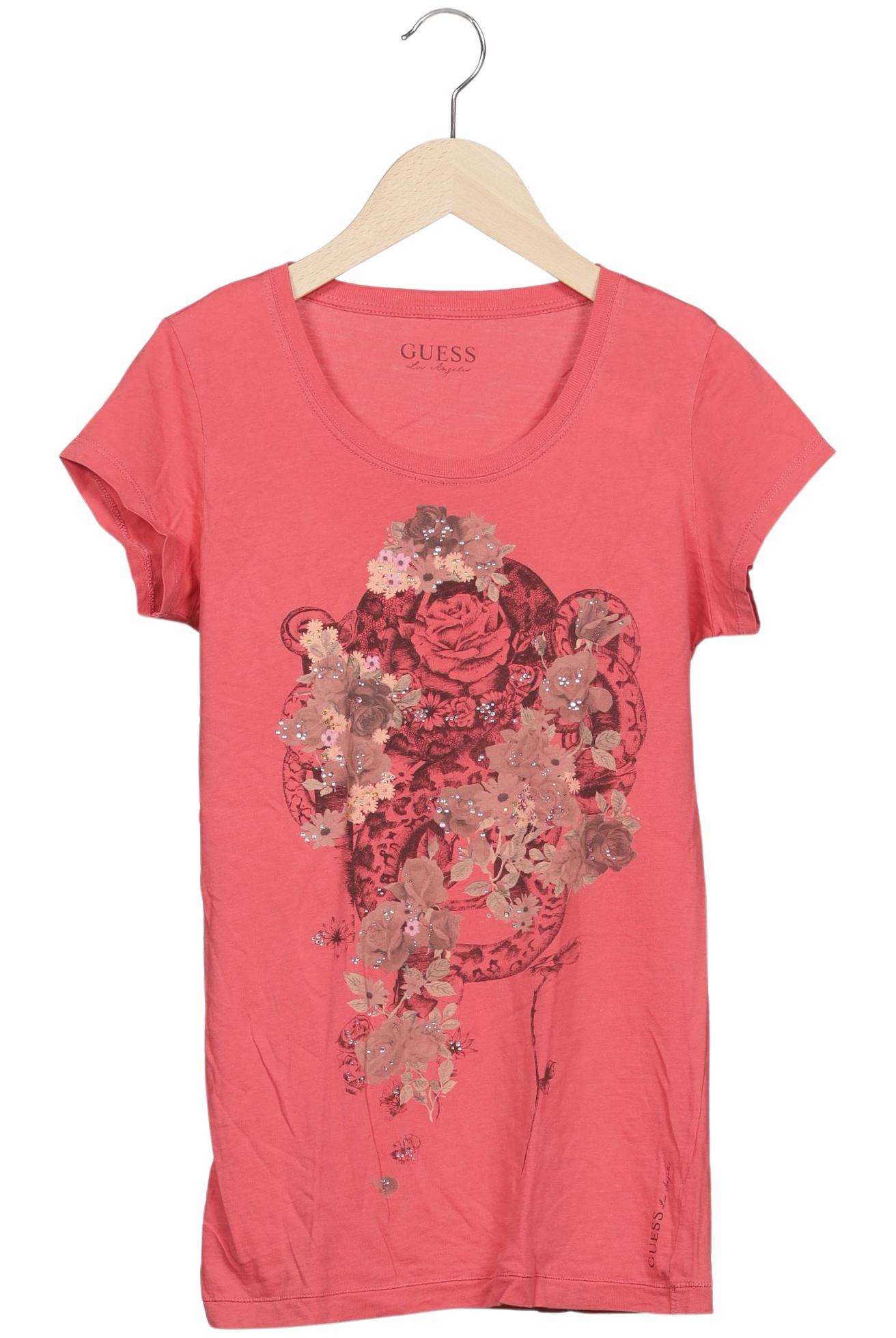 

Guess Damen T-Shirt, pink, Gr. 34