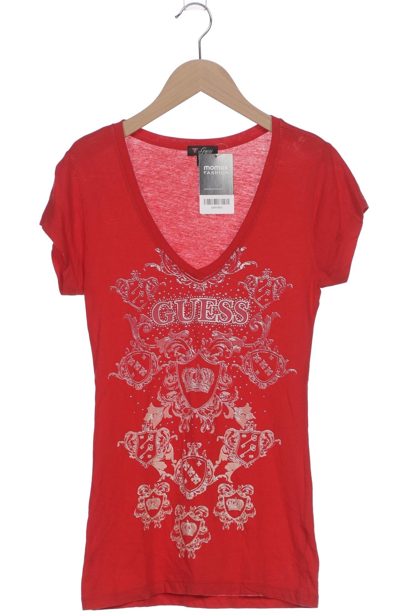

Guess Damen T-Shirt, rot, Gr. 36