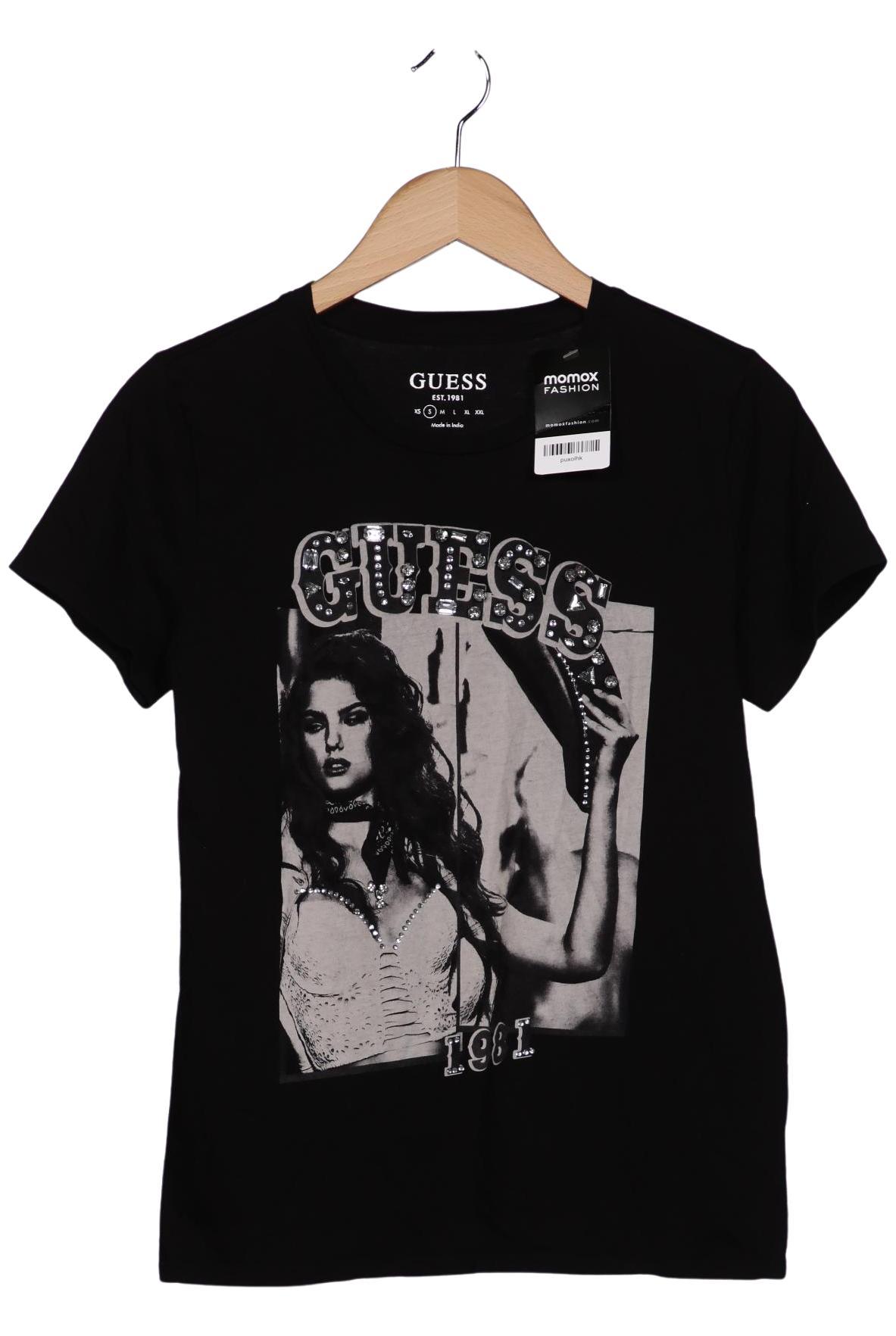 

Guess Damen T-Shirt, schwarz, Gr. 36