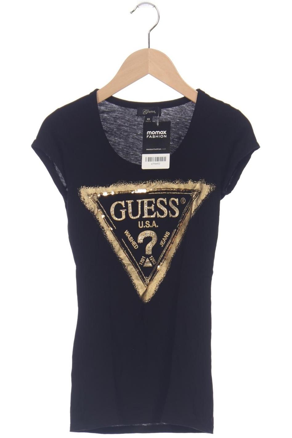 

Guess Damen T-Shirt, schwarz, Gr. 34